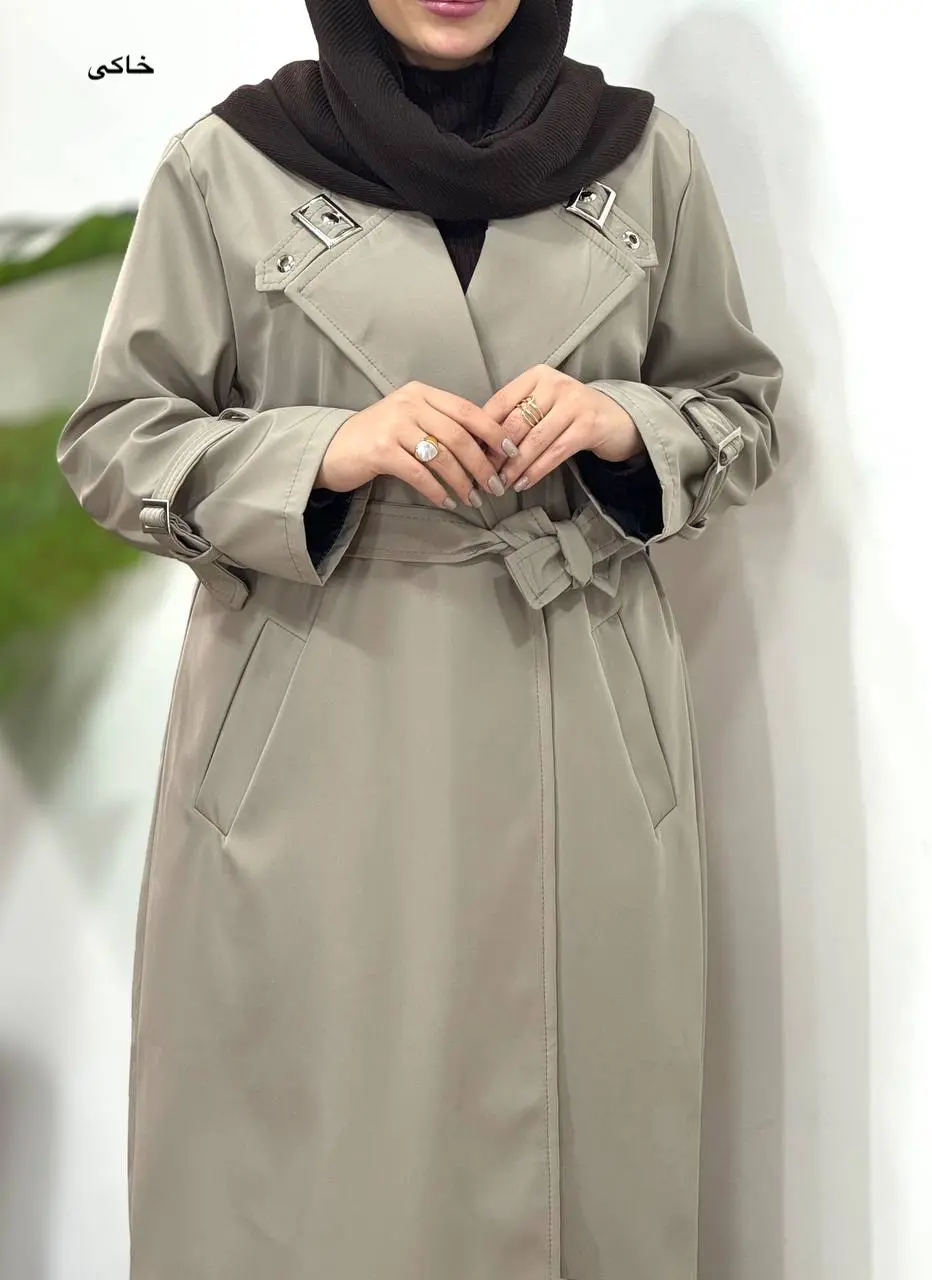 ترنچ کت آستردار ضد آب پانیذ